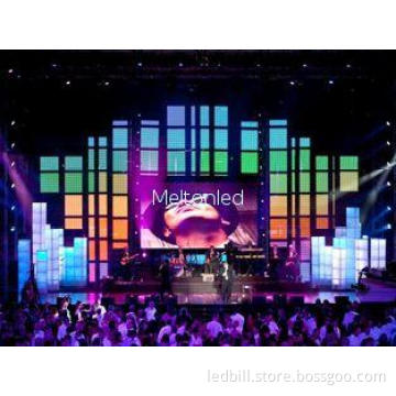 Full Color Electronic Led Curtain Display with 1024 Pixels